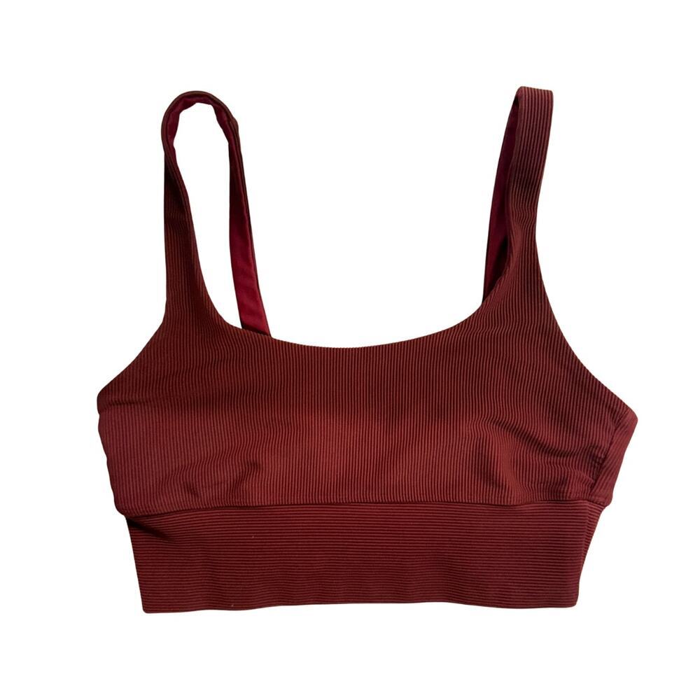 Beach Riot Ribbed Oxblood Legging & Sports Bra Set XS Activewear - Picture 8 of 13